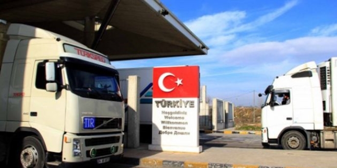Bulgaristan'a açılan sınır kapılarında tır yoğunluğu