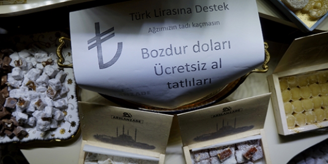 Trakyalı esnaf Türk lirasına sahip çıkıyor