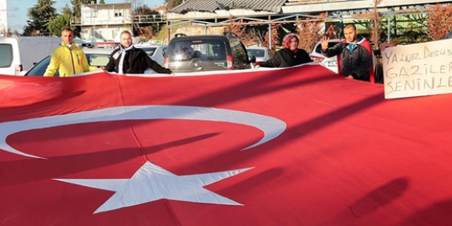15 Temmuz gazilerinden Erdoğan'a 'yalnız değilsin' desteği