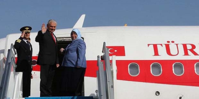 Başbakan Yıldırım Rusya'ya gitti