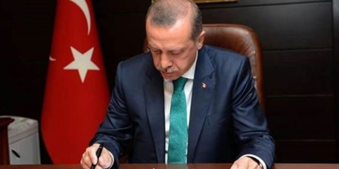 Erdoğan, milletlerarası anlaşmalara ilişkin iki kanunu onayladı