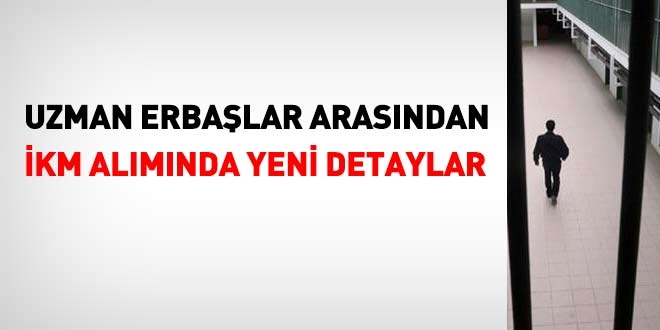 Uzman erbaşlar arasından infaz koruma memuru alım ilanı yayımlanacak