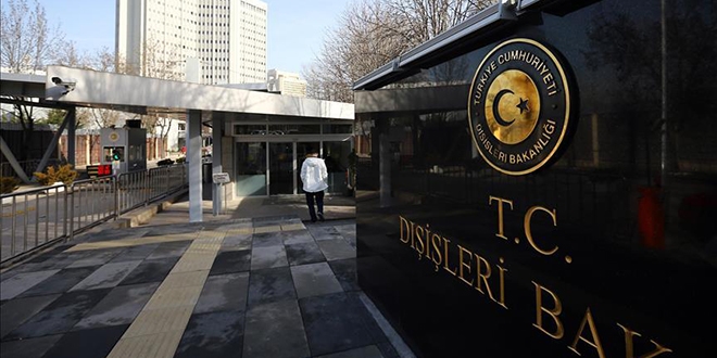 Büyükelçiye 'müsteşar yardımcısı' düzeyinde tepki