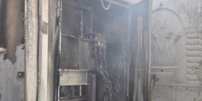 Batman'da elektrik trafosu patlad�