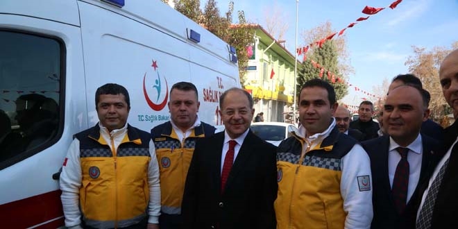Sağlık Bakanı şehir hastanesini incelemek için Isparta'da