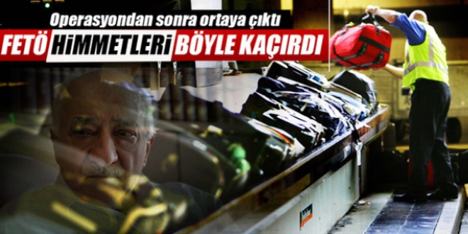 Bavulla himmet kaçırmışlar