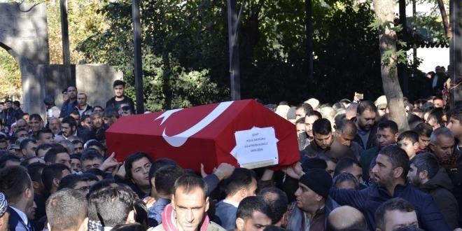 Şehit polis memuru Sorkut, Şanlıurfa'da toprağa verildi