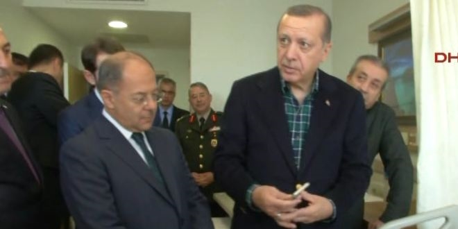 Hayatını kurtaran telefonu, Erdoğan'a gösterdi