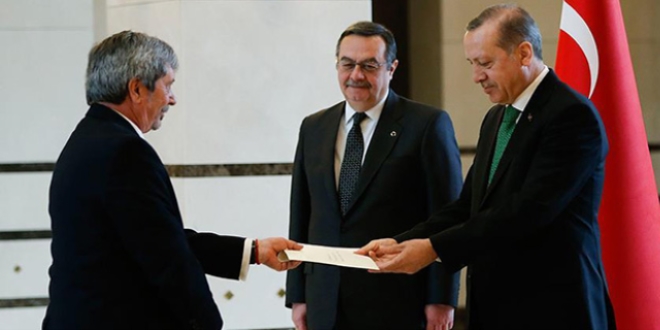 Erdoğan, Arjantin'in Ankara Büyükelçisini kabul etti