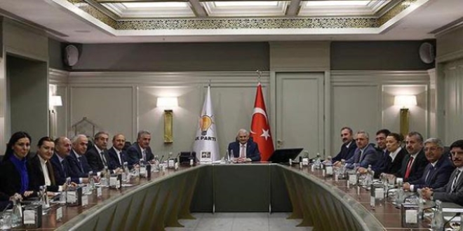 AK Parti MYK toplantısı sona erdi