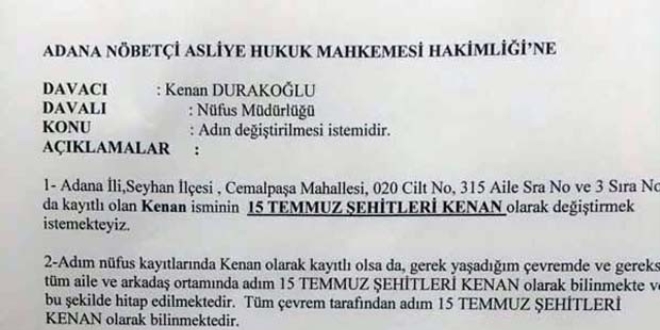 '15 Temmuz Şehitleri Kenan' iddiası doğru çıkmadı