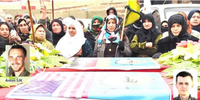 Lejyoner YPG'lilere cenaze t�reni