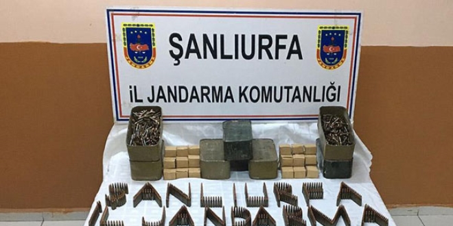 Suriye sınırında PKK/PYD'nin mühimmatı ele geçirildi