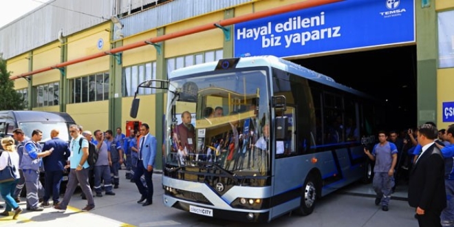 Temsa elektrikli otob�sleri 4'e ��kar�yor!