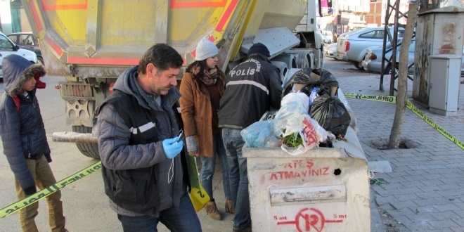 Gaziantep'te, p konteynerinde bebek cesedi bulundu