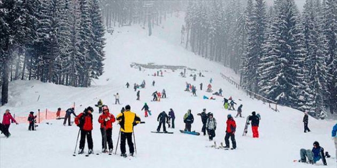 A�r�'da s�f�r�n alt�nda 20 derecede kayak keyfi