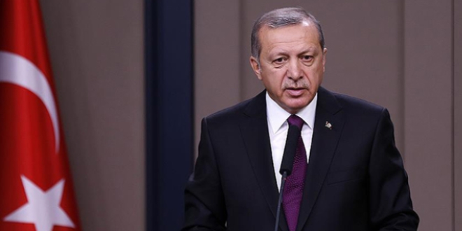 Erdoğan'dan şehit ailelerine başsağlığı telgrafı
