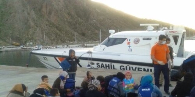 Edirne'den Yunanistan'a gitmek isteyen 18 kaçak yakalandı