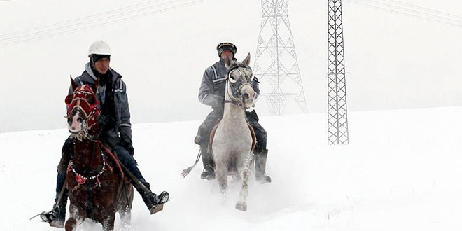 Elektrik arızalarına atlı müdahale