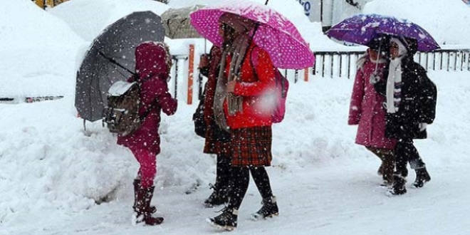 22 Aralık'ta kar yağışı nedeniyle eğitime ara verilen iller