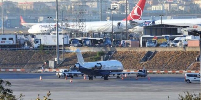 THY'nin VIP uçağı İstanbul'a geldi