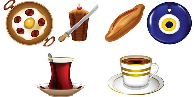 'Nazar boncuğu' ve 'sucuklu yumurta' emojisi yaptı