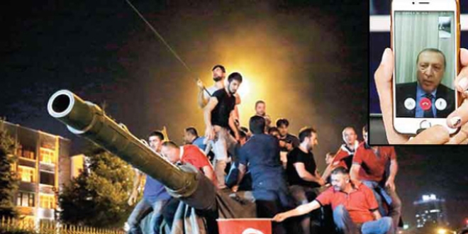 Darbe kutlaması boğazlarında kaldı!