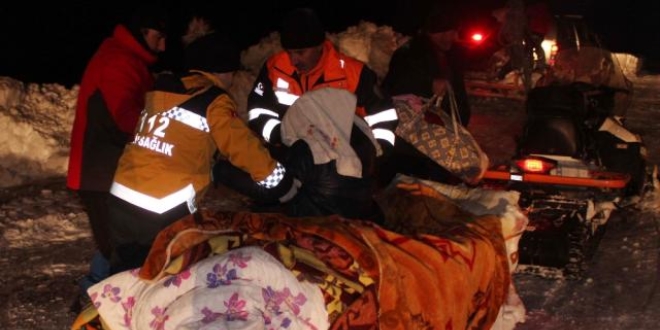 AFAD, hamile kad�n i�in seferber oldu