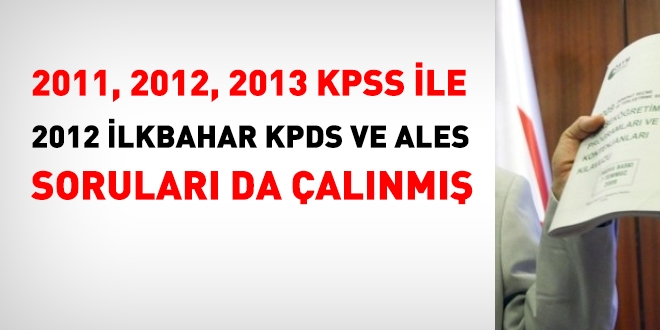 KPSS'nin yanı sıra KPDS soruları da çalınmış ve Viber ile dağıtılmış