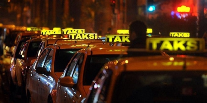 stanbul'da taksiye yeni cret tarifesi