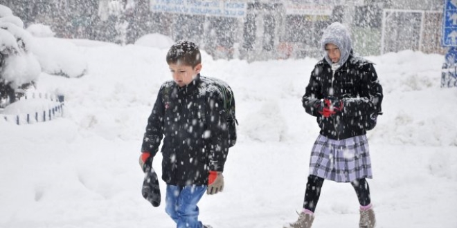 Ankara'nn bir ilesinde eitime kar tatili