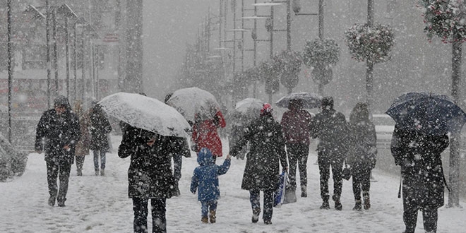 Ankara ve stanbul bugn de kar yal-Harital