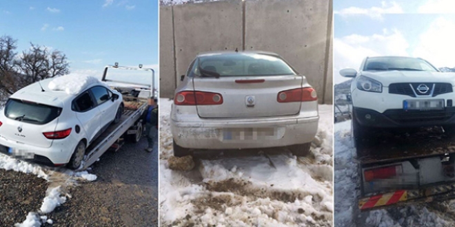 Terör saldırılarında kullanılmak üzere çalınan 3 araç yakalandı