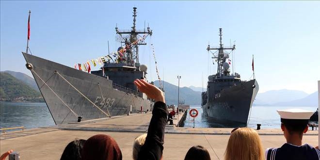 'Barbaros'un torunları' yılbaşında da nöbette