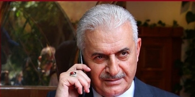 Ba�bakan Y�ld�r�m, Medvedev ile telefonda g�r��t�