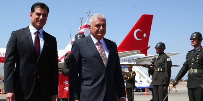 Başbakan Yıldırım KKTC Başbakanı ile görüşecek