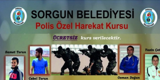 Özel harekatçı olmak için Belediye'nin kursunda ter döküyorlar