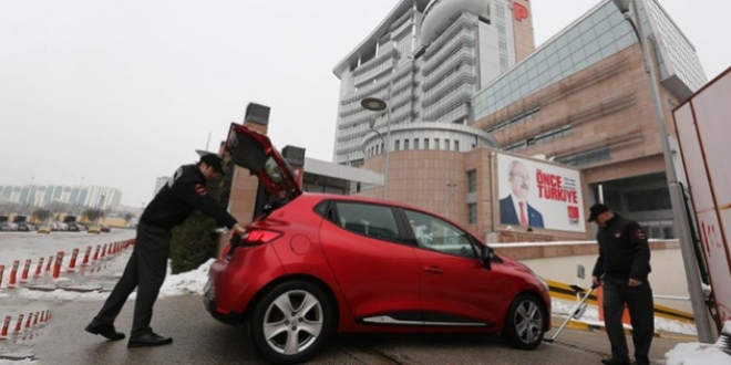 CHP'de gvenlik tedbirleri artrld