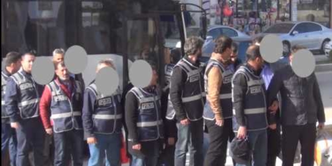 Samsun'da 8'i tutuklu 41 sank hakim karsna kt