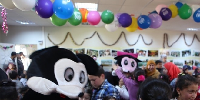 THY'den Suriye'li yetimlere e�lence etkinli�i