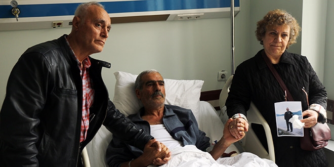 Şehit ailesinden Fethi Sekin'in babasına ziyaret