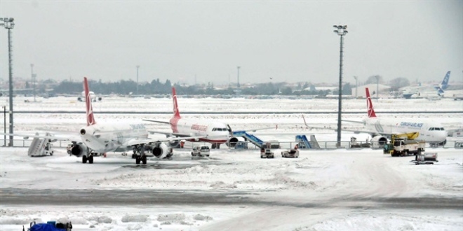 THY gecikmeli seferlere ba�lad�