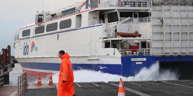 İDO'nun tüm dış hat seferleri iptal