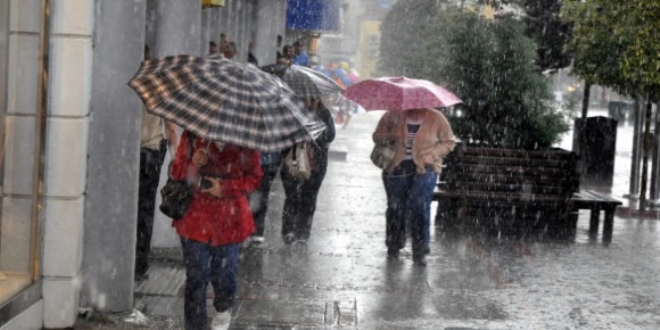 Mersin için kuvvetli yağış uyarısı