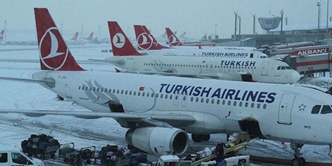 THY, saat 00.00'a kadar uçuşlarını durdurdu