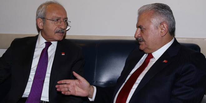Başbakan, TBMM'de Kılıçdaroğlu ile görüştü