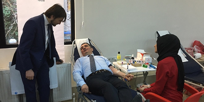 Ankara Adliyesinden kan bağışı kampanyasına destek