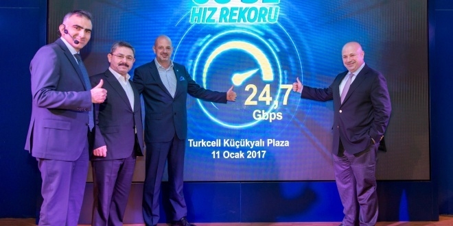Turkcell, 5G testinde 24,7 Gbit hza ulat