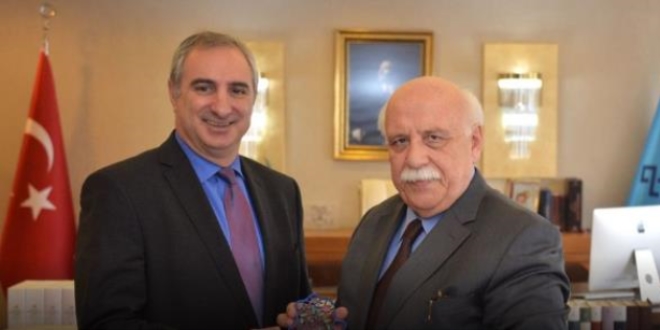 Nabi Avcı İsrail'in Ankara Büyükelçisi'ni kabul etti
