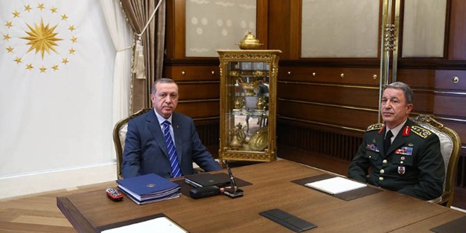 Erdoğan, Orgeneral Akar'ı kabul etti